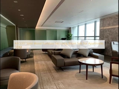 ASCOTTの純木の家具はアパートODMのための居間セットを置いた