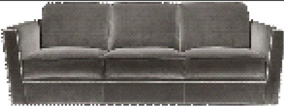 ISO 18001の上限のソファーおよびLoveseatsのホテルのロビーの家具180*80*82cm