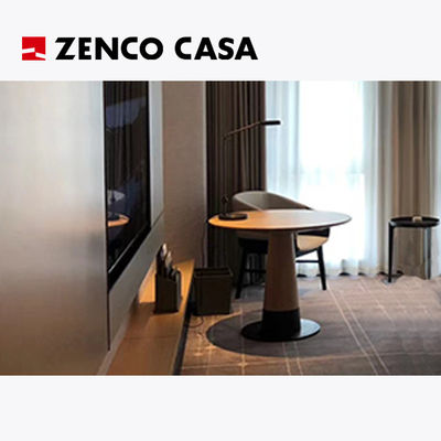 ISO14001 モダンスタイル ホテルの寝室家具 双人ベッドとベッドサイドキャビネットを含む